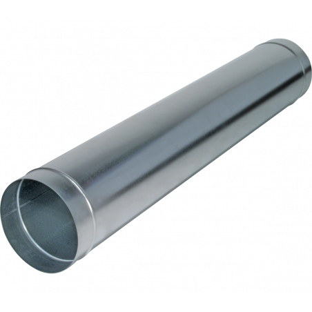 TUBO CALANDRATO IN ACCIAIO ZINCATO D.400 MM - 1.5 MT