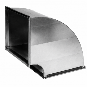 CURVA 90° IN LAMIERA ZINCATA SEZIONE 35X35 CM - R5