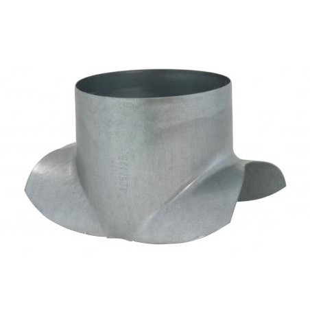 INNESTO A SELLA 90° IN LAMIERA ZINCATA D.160/100 MM