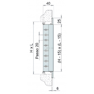 BOCCHETTA DI MANDATA 1100X150 MM RAL 9016