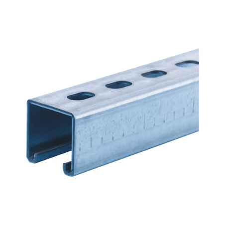 PROFILATO DI SOSTEGNO A C IN ACCIAIO ZINCATO 41X41/2,25 MM-1,5 MT