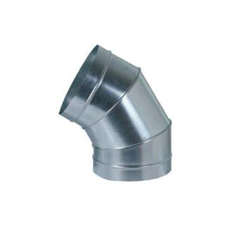 CURVA 45° IN LAMIERA ZINCATA D.315 MM