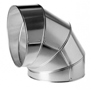 CURVA 90° IN ALLUMINIO D.140 MM