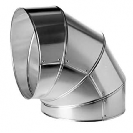 CURVA 90° IN ALLUMINIO D.150 MM