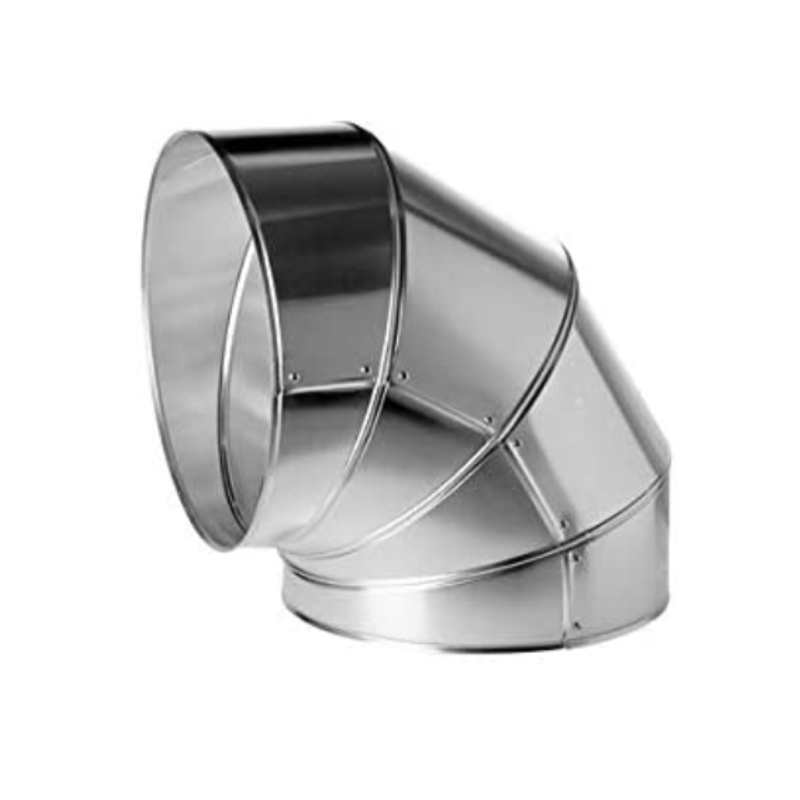 CURVA 90° IN ALLUMINIO D.90 MM