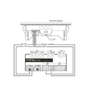INTERFACCIA UTENTE MPXONE RS485 NFC CON DISPLAY