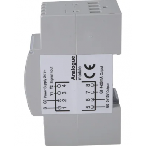 CONVERTITORE ANALOGICO PWM 0-10 V / 4-20 MA SU GUIDA DIN